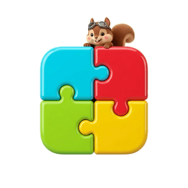 BlockBomb app icon with colorful puzzle pieces
